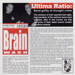 Ultima Ratio ‎"Brainwash"